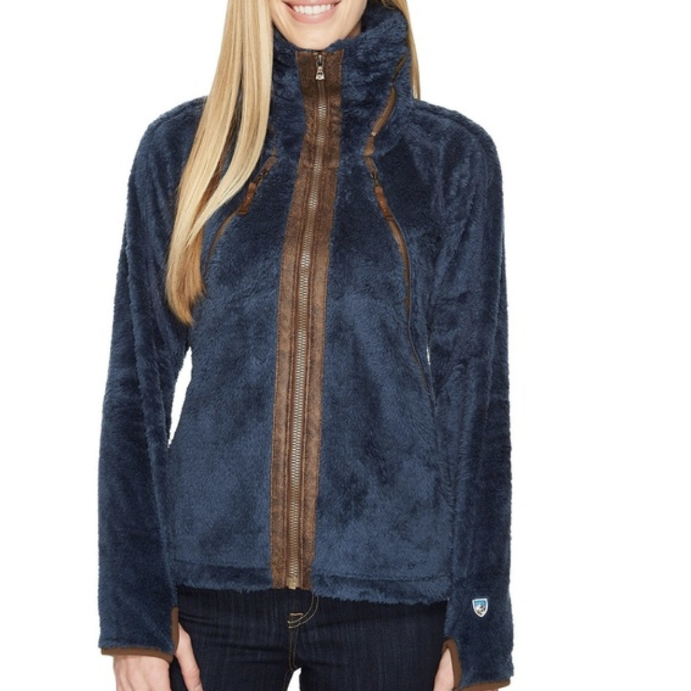 Kuhl Flight Jacket Sherpa Fleece Fold Away Hood